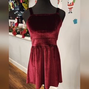 Love & Let Love  Velvety Burgundy Dress NWT Size 10/12